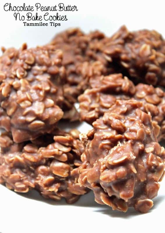 Chocolate Peanut Butter No Bake Cookies Tammilee Tips