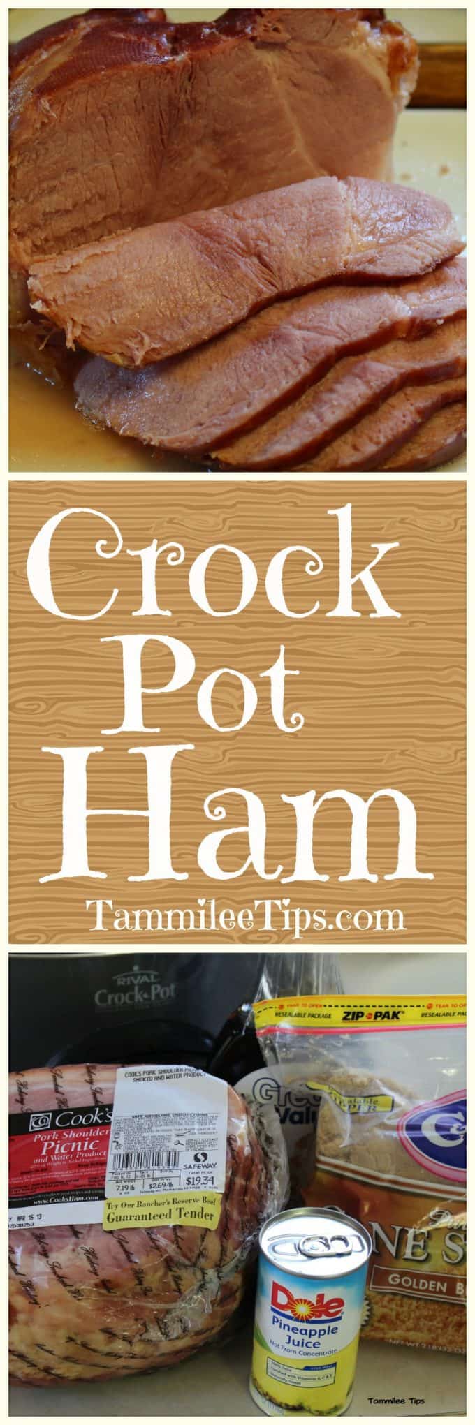 Crock Pot Ham - Tammilee Tips