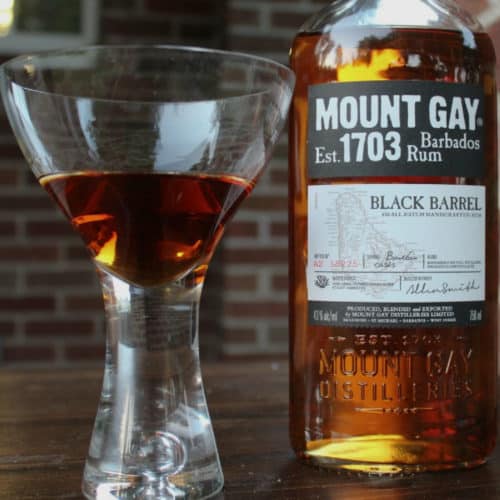 Maple Old Fashion With Mount Gay Black Barrel Rum