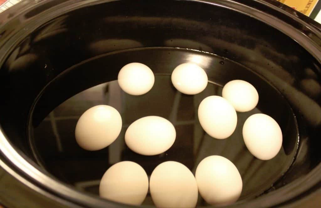 How to Hard Boil Eggs in a Crock Pot - The Foodie Affair