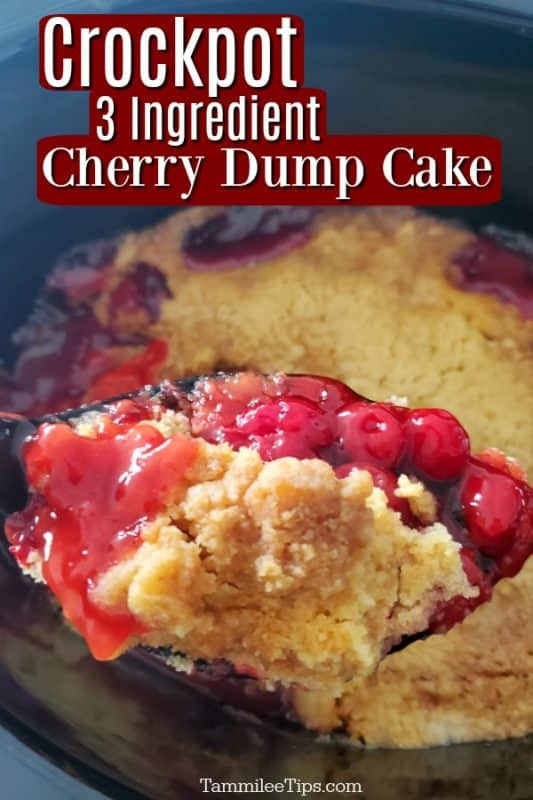 Crock Pot Cherry Dump Cake Recipe