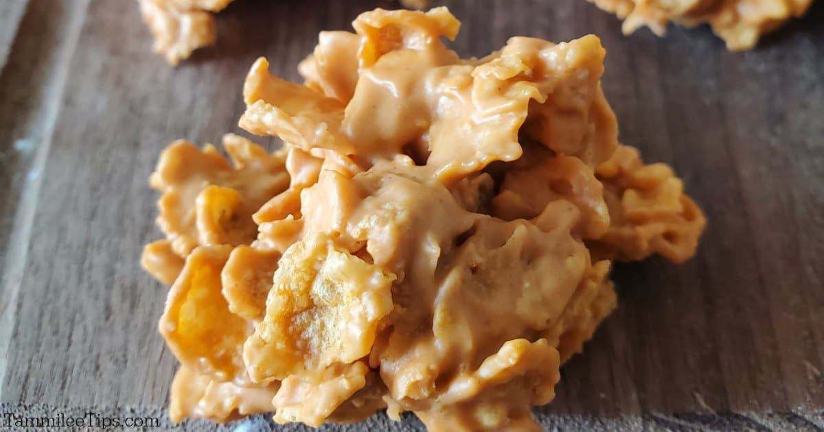 Easy Butterscotch Cornflake Cookies Recipe {video}