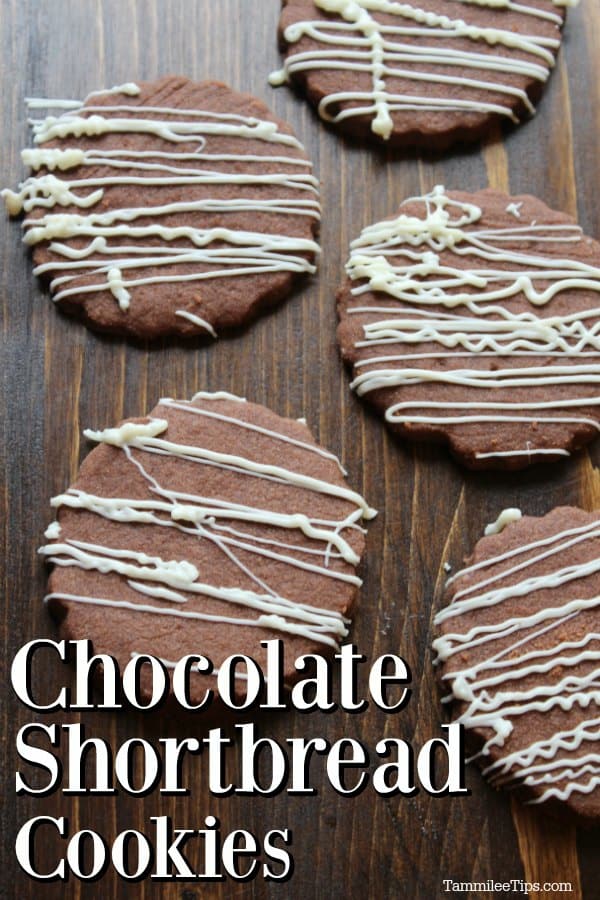 5 Ingredient Chocolate Shortbread Cookie Recipe {Video}