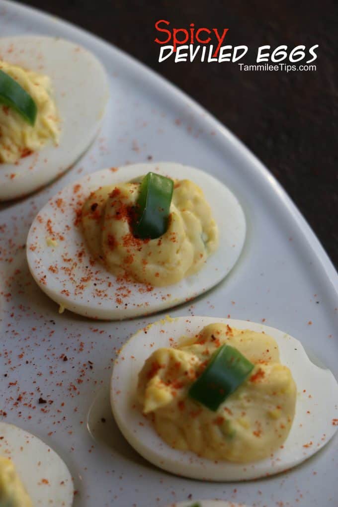 Spicy Deviled Eggs recipe