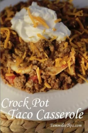 Crock Pot Taco Casserole Recipe