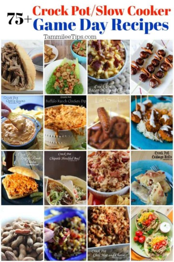 75+ Crock Pot Game Day Recipes that are easy to make