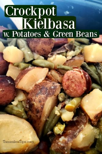 Crock Pot Kielbasa and Green Beans with Potatoes Recipe