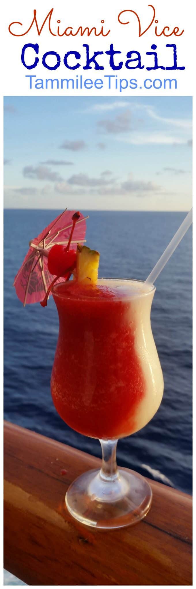 Copy Cat Carnival Miami Vice Cocktail Recipe