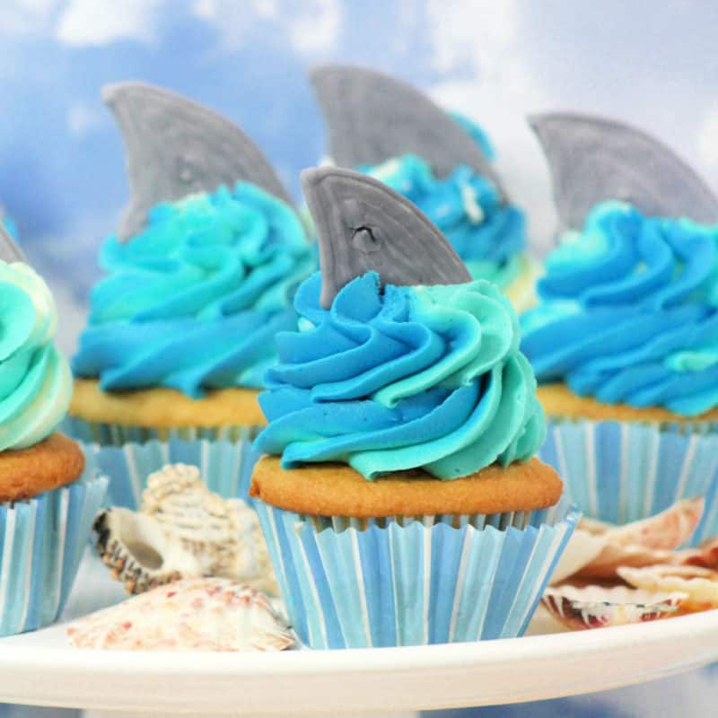 Shark Cupcakes