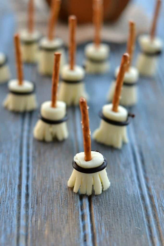 Witches Broom Sticks are a great Halloween snack!