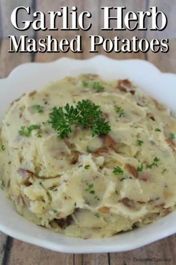 Crock Pot Garlic Herb Mashed Potatoes Recipe