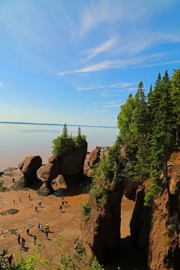 Visiting Hopewell Rocks In New Brunswick Canada