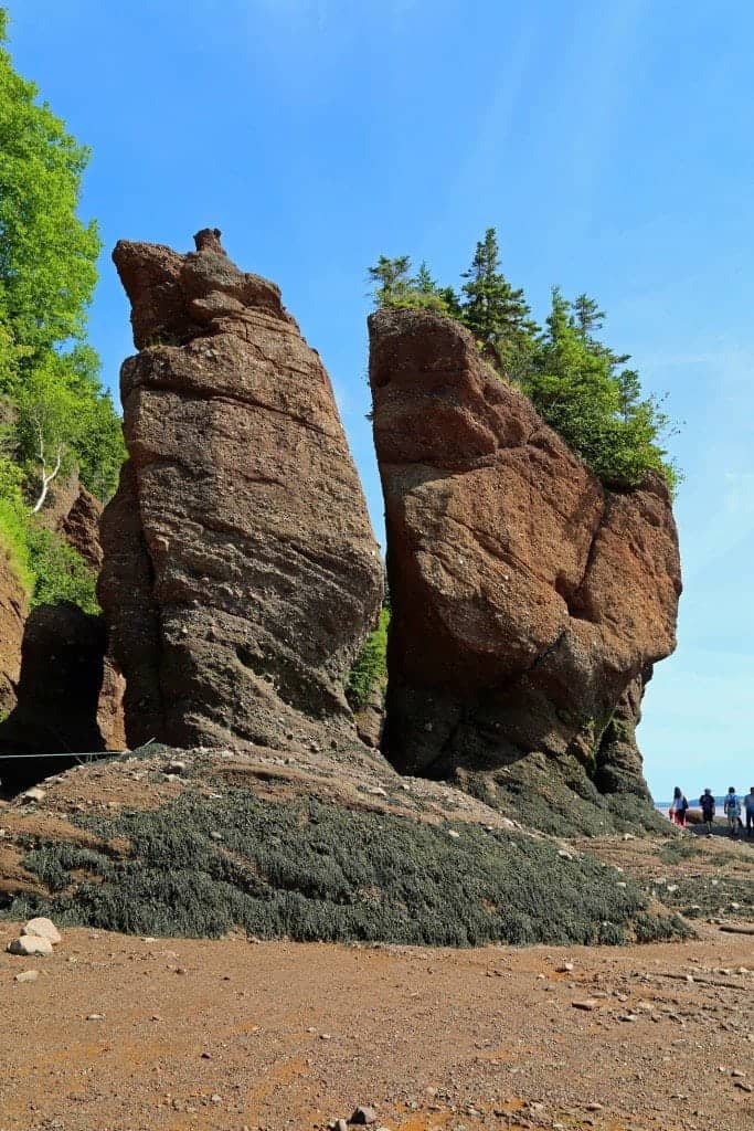 Visiting Hopewell Rocks in New Brunswick Canada