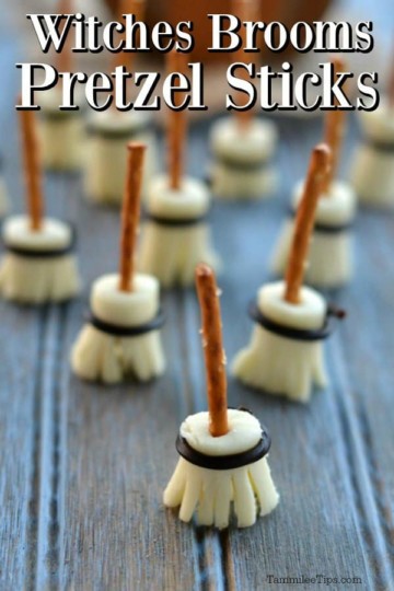 Witches Broom Sticks are a great Halloween snack!