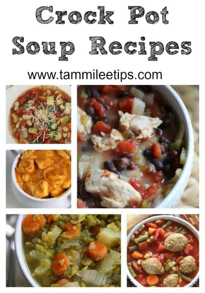 Slow Cooker Crock Pot Soup Recipes - Tammilee Tips