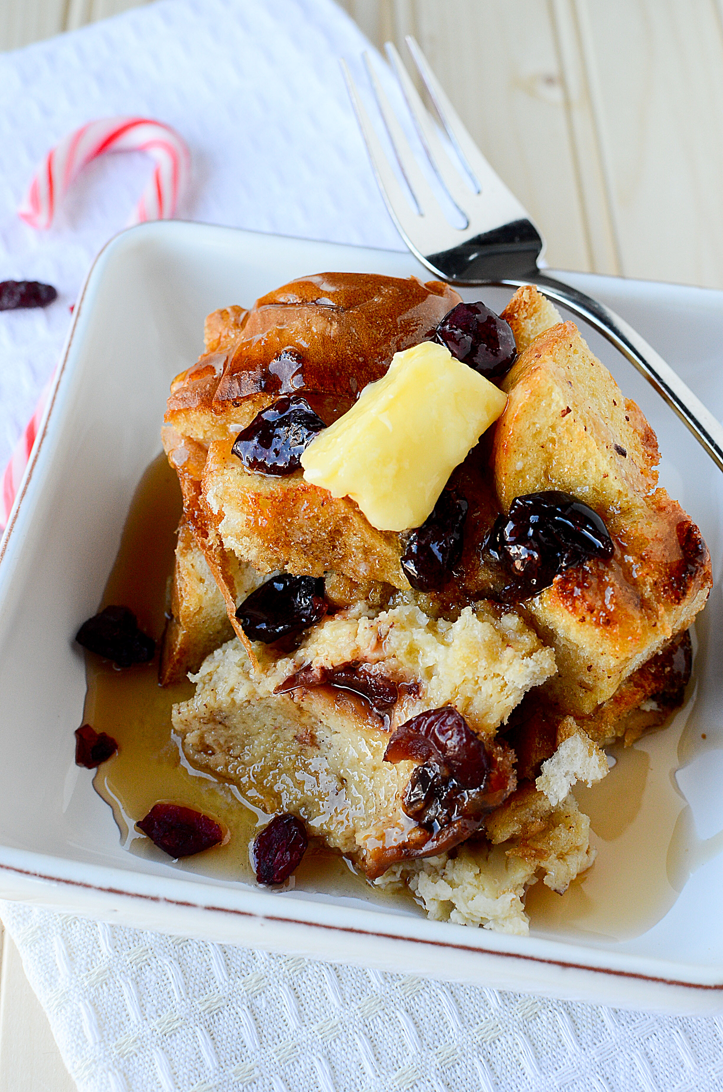 Eggnog And Cranberry Crock Pot French Toast Recipe - Tammilee Tips