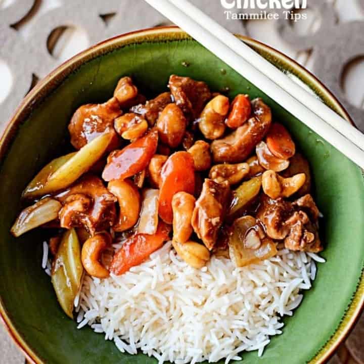 Slow Cooker Crock Pot Cashew Chicken Recipe - Tammilee Tips