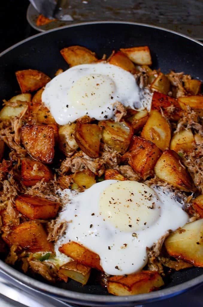 Pulled Pork Breakfast Hash Recipe - Tammilee Tips