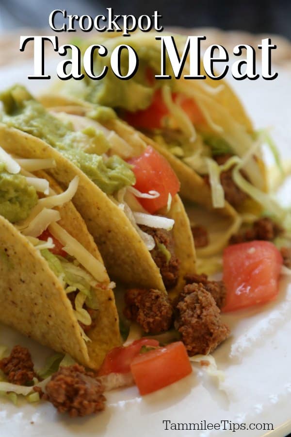 BEST Crock Pot Taco Meat - How to Cook Taco Meat in A Crock Pot