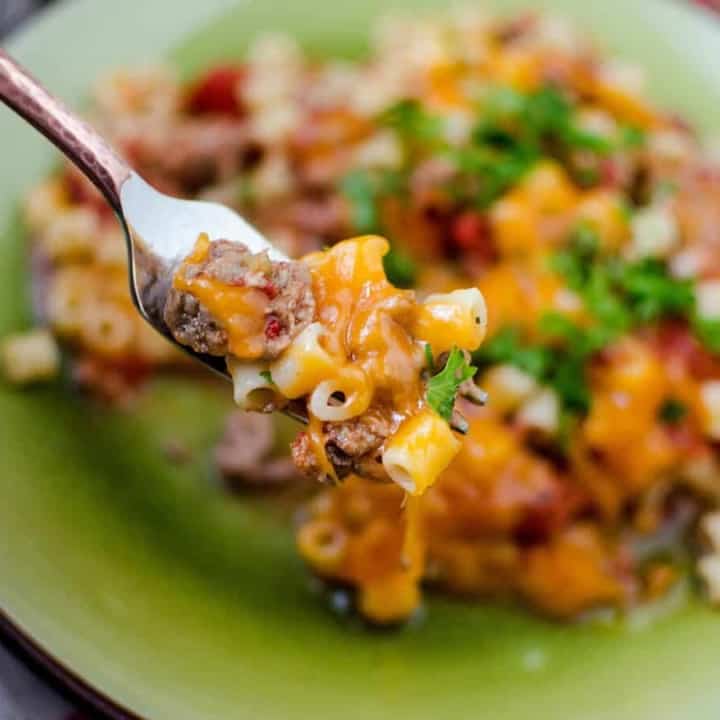 Crockpot Cheeseburger Casserole Recipe - Tammilee Tips