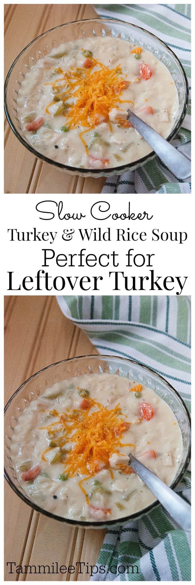 Slow Cooker Crock Pot Turkey And Wild Rice Soup Recipe - Tammilee Tips