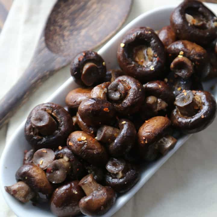 Easy Crockpot Mushrooms Recipe