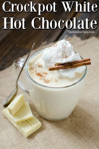 Crock Pot White Hot Chocolate Recipe - Tammilee Tips