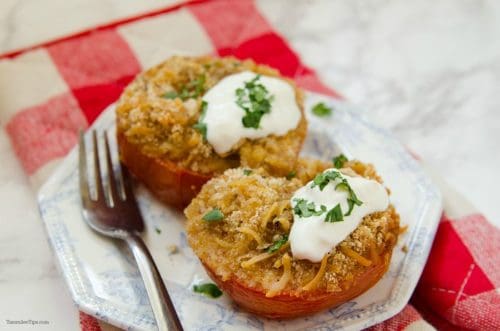 Crock Pot Stuffed Tomatoes Recipe {Video} - Tammilee Tips