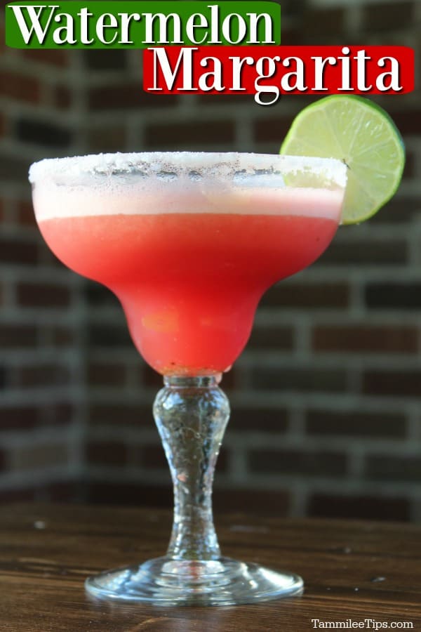 Easy Fresh Blended Watermelon Margarita Recipe