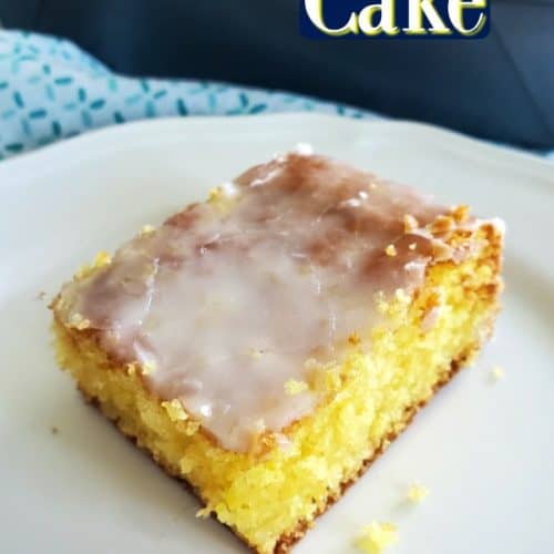 Lemon Jello Cake Recipe {Video} - Tammilee Tips