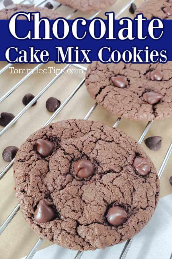 Devils Food Chocolate Cake Mix Cookies Video Tammilee Tips   Devils Food Chocolate Cake Mix Cookies Recipe 