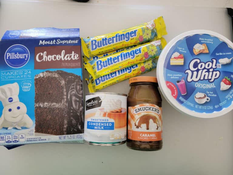 Easy Butterfinger Cake Recipe - Tammilee Tips