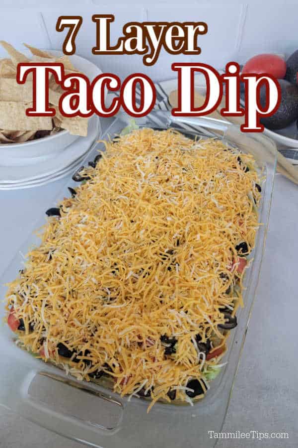 7 Layer Taco Dip Recipe - Tammilee Tips