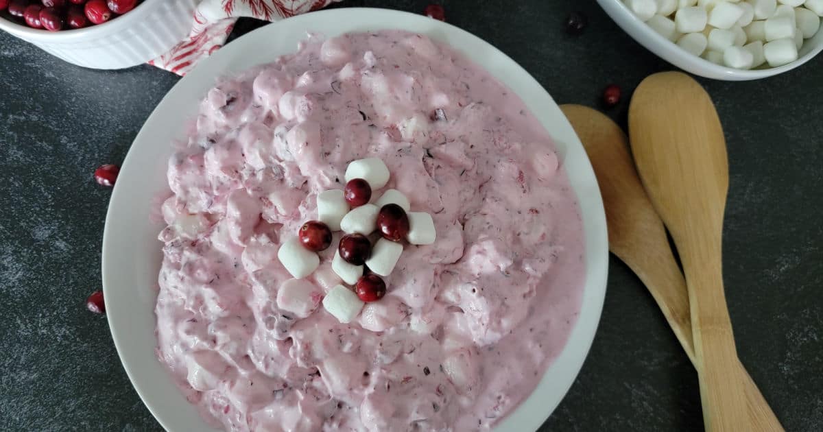 cranberry salad with marshmallows