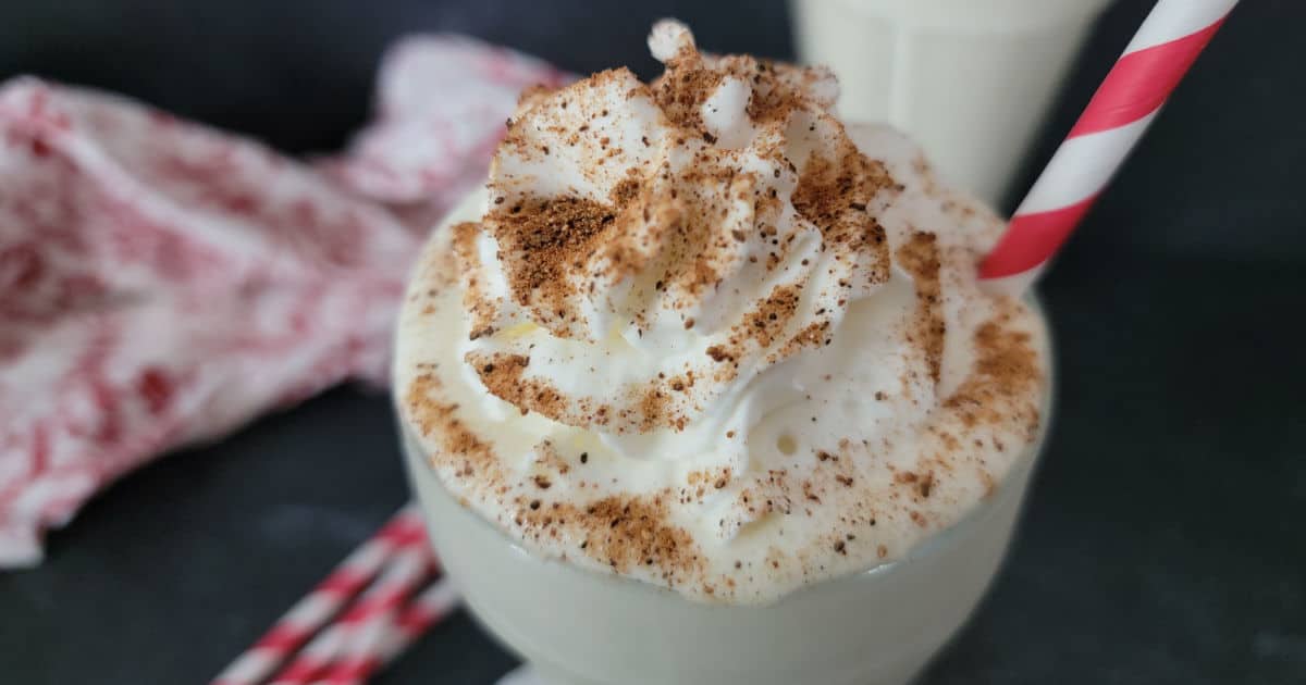 Easy Eggnog Shake Recipe (3 Ingredients) - Tammilee Tips