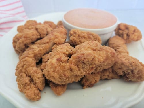 Air Fryer Frozen Chicken Tenders - Tammilee Tips