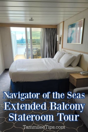 Navigator of the Seas Extended Balcony Stateroom Tour - Tammilee Tips