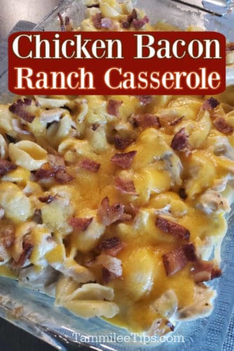 Chicken Bacon Ranch Casserole Recipe - Tammilee Tips