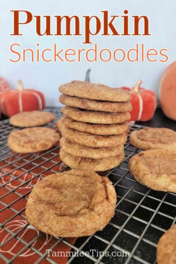 Pumpkin Snickerdoodles - Tammilee Tips