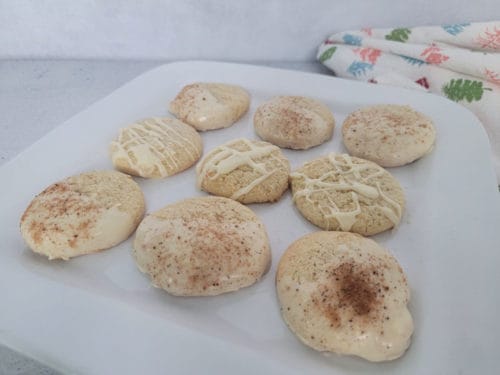 Eggnog Cookies made with Cake Mix! - Tammilee Tips