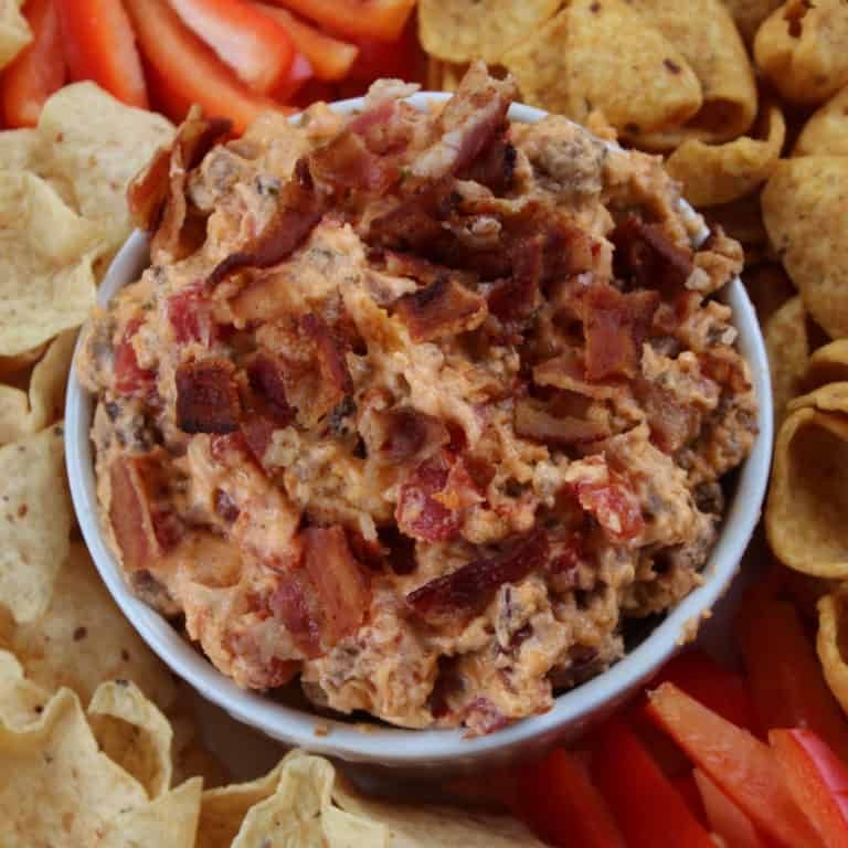 Crock Pot Bacon Cheeseburger Dip