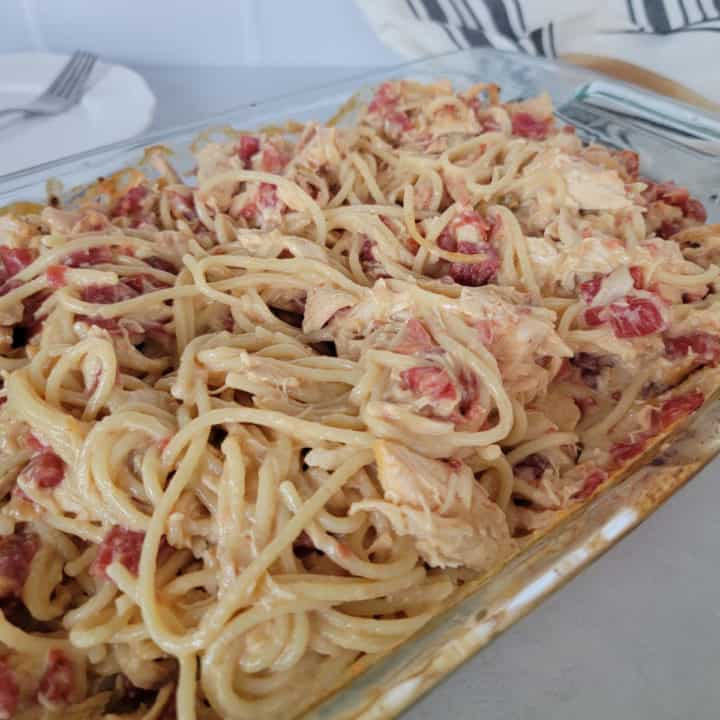 Chicken Spaghetti With Rotel Easy Recipe Tammilee Tips