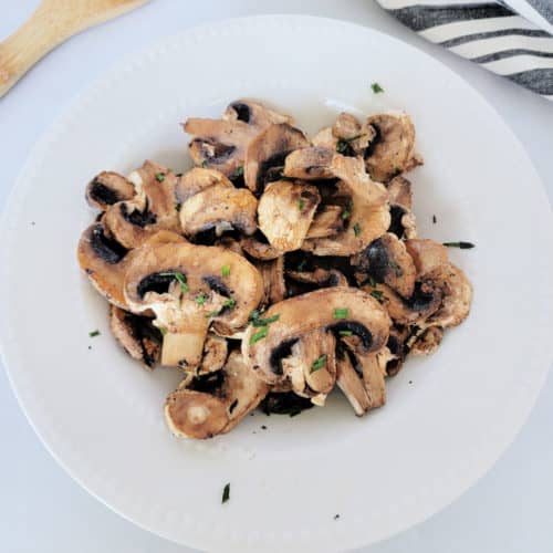 Air Fryer Mushrooms Recipe - Tammilee Tips