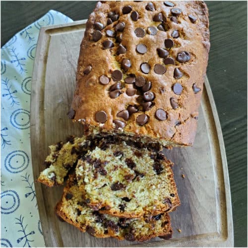 Chocolate Chip Banana Bread Recipe {Video} - Tammilee Tips